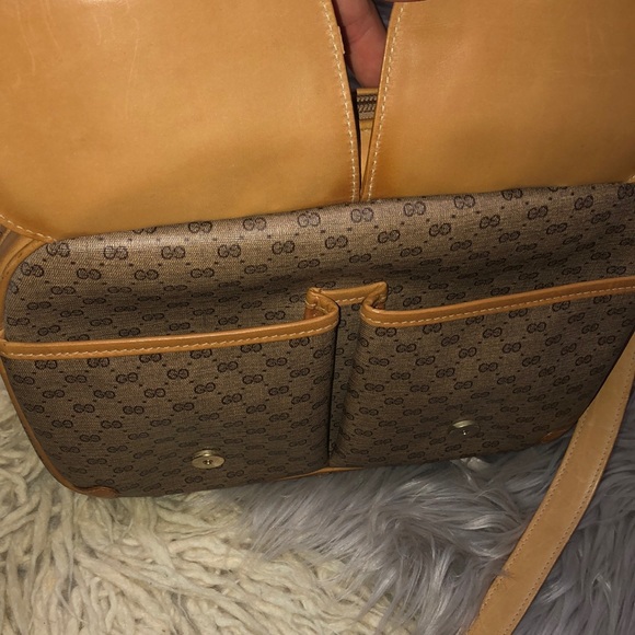 Vintage(80’s)Gucci-Micro Double G-Adj. Strap - Picture 5 of 17